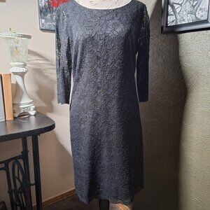 Banana Republic Black Lace Cocktail Dress (Size 8)